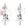 SONGMICS Teleskop-Duschregal BCB02SW weiß 25,0 x 35,0 x 85,0 - 300,5 cm