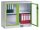 CP Stahlschrank 8821-055 S10202 Acrylglas, clowngrün, lichtgrau 1 Fachboden 93,0 x 50,0 x 100,0 cm, aufgebaut, 1 St.