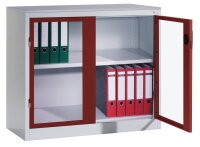 CP Stahlschrank 8821-055 S10203 lichtgrau, rubinrot,...