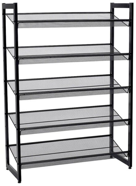 SONGMICS Schuhregal schwarz 74,0 x 30,7 x 104,0 cm, 1 St.