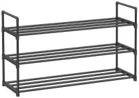 SONGMICS Schuhregal schwarz 92,0 x 30,0 x 54,0 cm, 1 St.