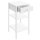 VASAGLE Nachttisch rechteckig MDF-Platte weiß 35,0 x 35,0 x 70,0 cm, 1 St.