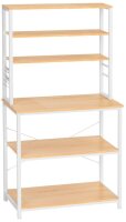 VASAGLE Küchen-Organizer hellbraun 80,0 x 40,0 x...