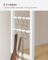 VASAGLE Küchen-Organizer hellbraun 80,0 x 40,0 x 167,0 cm, 1 St.
