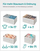 SONGMICS Kommode, LTS523W57 creme-weiß 98,0 x 28,5 x 85,0 cm, 1 St.