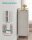 SONGMICS Kommode, LTS523W57 creme-weiß 98,0 x 28,5 x 85,0 cm, 1 St.