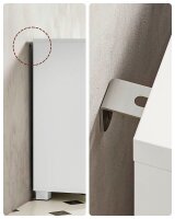 VASAGLE Waschbeckenunterschrank weiß 70,0 x 30,0 x 64,0 cm