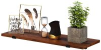 SONGMICS Wandregale-Set braun, schwarz 60,0 x 20,0 x 7,0 cm, 1 St.