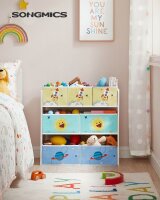 SONGMICS Kinderregal weiß 62,5 x 29,5 x 60,0 cm, 1 St.
