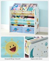 SONGMICS Kinderregal weiß 62,5 x 29,5 x 60,0 cm, 1 St.