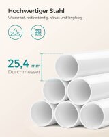 SONGMICS Teleskop-Duschregal schwarz 25,0 x 35,0 x 85,0 -...