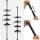 SONGMICS Teleskop-Duschregal schwarz 25,0 x 35,0 x 85,0 - 300,5 cm