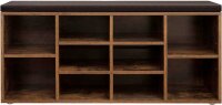 VASAGLE Schuhbank LHS010X01 braun Holz 104,0 cm