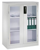 CP Stahlschrank 8521-055 S10172 lichtgrau, Acrylglas 2...
