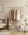 SONGMICS Rollgarderobe silber Metall 83,0 - 120,0 x 156,0 cm, 1 St.