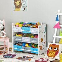 SONGMICS Kinderregal weiß 62,5 x 29,5 x 60,0 cm, 1 St.