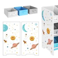 SONGMICS Kinderregal weiß 62,5 x 29,5 x 60,0 cm, 1 St.