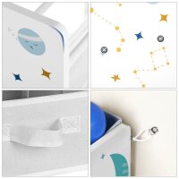 SONGMICS Kinderregal weiß 62,5 x 29,5 x 60,0 cm, 1 St.