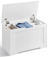 VASAGLE Sitztruhe LHS11WTV1 weiß Holz 76,0 cm