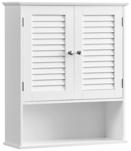 VASAGLE Bad-Hängeschrank BBC27WT weiß 60,0 x 20,0 x 70,0 cm