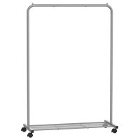 SONGMICS Rollgarderobe grau Metall 91,0 x 158,0 cm, 1 St.