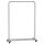 SONGMICS Rollgarderobe grau Metall 91,0 x 158,0 cm, 1 St.