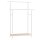 SONGMICS Rollgarderobe weiß Metall 98,5 x 156,8 cm, 1 St.