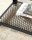 VASAGLE Beistelltisch rechteckig MDF-Platte braun, schwarz 40,0 x 40,0 x 50,0 cm, 1 St.