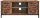 VASAGLE Lowboard, LTV43BX vintage-braun 110,0 x 40,0 x 50,0 cm, 1 St.