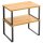 SONGMICS Küchen-Organizer bambus, schwarz 29,7 x 19,5/18,5 x 15,8/13,7 cm, 2 St.