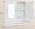 VASAGLE Spiegelschrank LHC002 weiß 56,5 x 13,0 x 58,5 cm