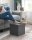 SONGMICS Wohnzimmer-Hocker mit Stauraum LSF27Z dunkelgrau, 1 St.