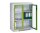 CP Stahlschrank 8521-055 S10171 Acrylglas, clowngrün, lichtgrau 2 Fachböden 93,0 x 50,0 x 120,0 cm, aufgebaut, 1 St.