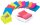 AKTION: Post-it® Super Sticky Z-Notes Bora Bora + Bangkok-Collection Haftnotizen-Set extrastark farbsortiert, 12 Blöcke + GRATIS Spender