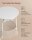 VASAGLE Beistelltisch rund Spanplatte beige, weiß 45,0 x 45,0 x 50,0 cm, 1 St.