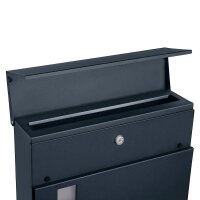 SONGMICS Briefkasten GMB052G01 anthrazit