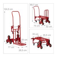 relaxdays Treppenkarre bis 150,0 kg