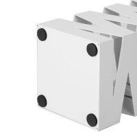 SONGMICS Schirmständer LUC16W weiß, Metall