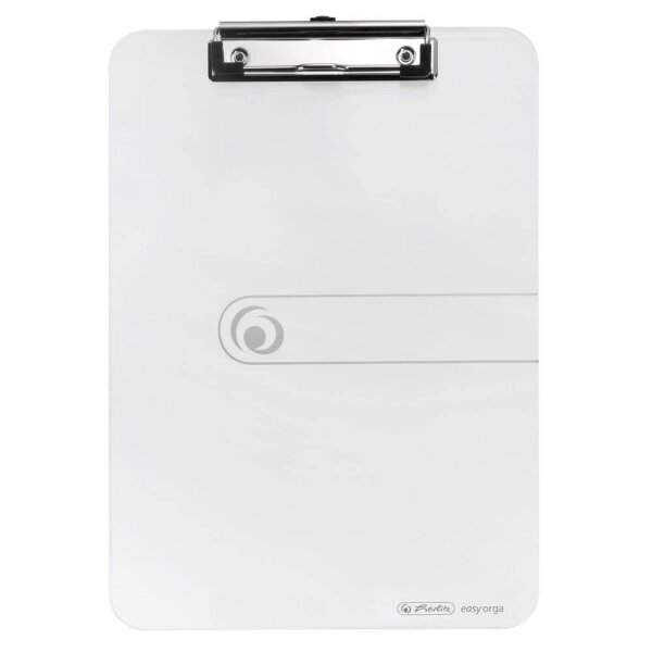 herlitz Klemmbrett easy orga 100436087 DIN A4 glasklar Kunststoff, 1 St.