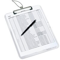 herlitz Klemmbrett easy orga 100436087 DIN A4 glasklar...