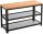VASAGLE Schuhbank LBS073N01 hellbraun, schwarz Holz 73,0 cm
