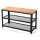 VASAGLE Schuhbank LBS073N01 hellbraun, schwarz Holz 73,0 cm