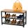 VASAGLE Schuhbank LBS073N01 hellbraun, schwarz Holz 73,0 cm