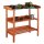 relaxdays Pflanztisch orange 92,0 x 41,0 x 86,0 cm