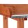 relaxdays Pflanztisch orange 92,0 x 41,0 x 86,0 cm
