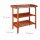 relaxdays Pflanztisch orange 92,0 x 41,0 x 86,0 cm