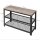 VASAGLE Schuhbank LBS73MB grau, schwarz Holz 73,0 cm