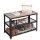 VASAGLE Schuhbank LBS73MB grau, schwarz Holz 73,0 cm