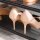 VASAGLE Schuhbank LBS74X braun, schwarz Holz 80,0 cm