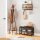 VASAGLE Schuhbank LBS75X braun, schwarz Holz 80,0 cm